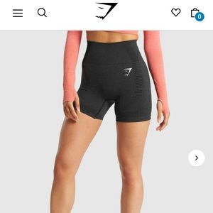 Brand new gymshark vital seamless short black